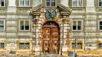 doorway in Vienna, Austria