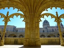 The old monastery of Jeronimo is a world heritage of UNESCO