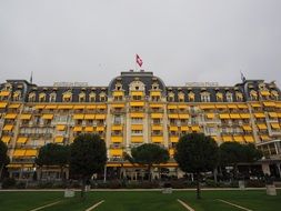 Fairmont Le Montreux Palace, hotel building, switzerland, Montreux