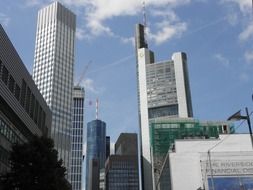 Skyscrapers of Frankfurt germany