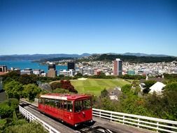 Wellington city in New Zealand