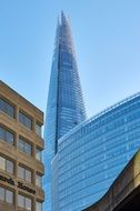 the shard skyscraper at sky, uk, england, london