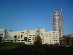 Landscape of the aalto theatre building