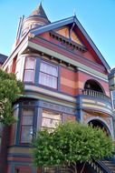 colorful house in san francisco california