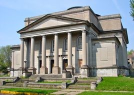 classic building of former First Church of Christ