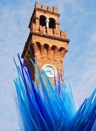 clock tower against the sky, italy