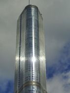 top of trump international hotel tower at sky, usa, manhattan, new york city