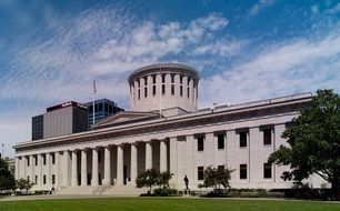 ohio statehouse, capitol building and seat of government, usa, ohio, Columbus
