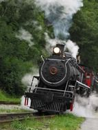 railroad locomotive in alaska