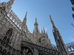 The architecture of Milan Cathedral