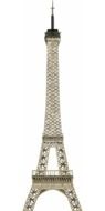 eiffel tower, illustration at white background