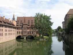 water channel in Nuremberg