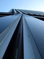 low angle view of high rise building, germany, hamburg