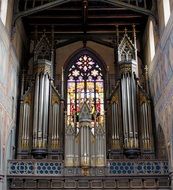 architecture church interior basilica organ