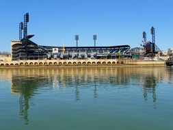 pnc park, baseball stadium on riverside, usa, pennsylvania, pittsburgh