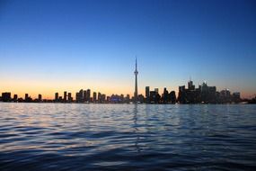 toronto canada skyline architecture cn tower