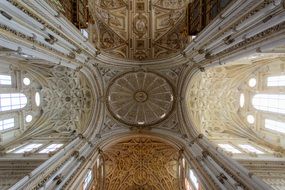 architecture spain cordoba mezquita dome view