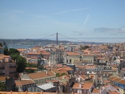 roof view of city, portugal, lisbon