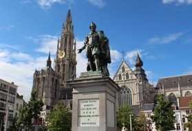 monument of historical petro paulo in belgium