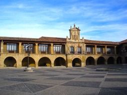 palace on square, Spain, La Rioja, Santo Domingo de la Calzada