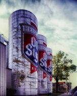 old style beer storage of brewery, usa, wisconsin, la crosse