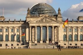 reichstag government building in berlin germany