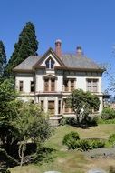 one of the best preserved examples of Queen Anne architecture, Captain George Flavel House Museum at summer, usa, oregon, astoria