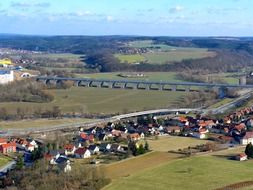 countryside skyline, austria, monchsberg