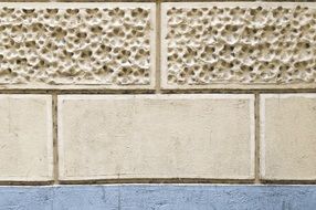 texture of beige brick wall