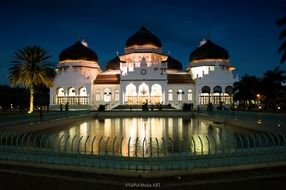 mosque in banda aceh city Indonesia