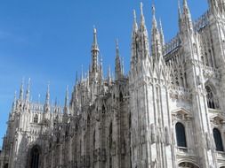 Milan Cathedral in Gothic style