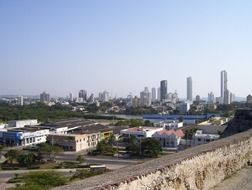 Cityscape of Cartagena, Colombia