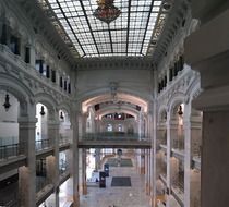 interior of communications palace, spain, madrid
