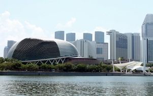 esplanade, Theatres on the Bay performing arts centre in city, singapore