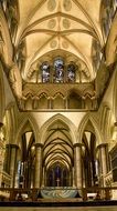 interior of historic architecture in salisbury