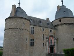 chÃ¢teau de lavaux-sainte-anne, aged castle, belgium, Rochefort