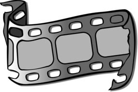 old film strip, illustration