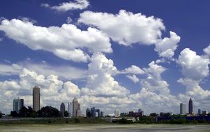 Photo of cloudly Atlanta city