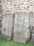 The stones of ancient architecture in Mexico