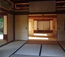 empty interior of japanese house