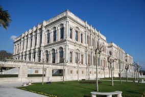 White building in Istanbul,Turkey