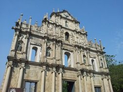 Ruins of St. Paul's catholic Church, china, macau, Santo António