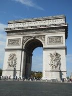 Arc de triomphe in Paris France