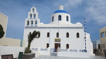 white houses of santorini