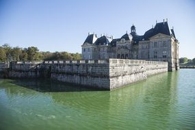 castle of Middle Ages in sunny day