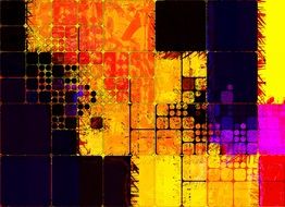 colorful abstract squares