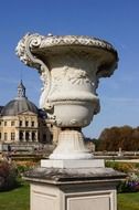 monument in the form of a bowl near the palace in France