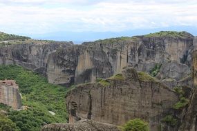 mountains in Meteora Greece