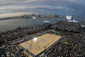 basketball game on aircraft carrier ship, usa, california, san diego