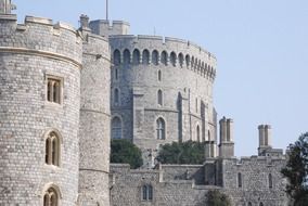 a side view of Windsor Castle, United Kingdom